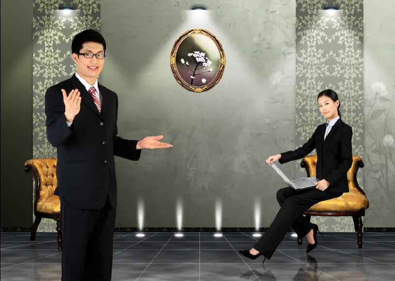 企业公司形象墙设计素材源文件