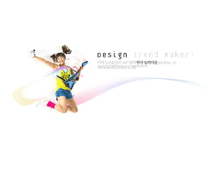 psd韩版美女分层海报3
