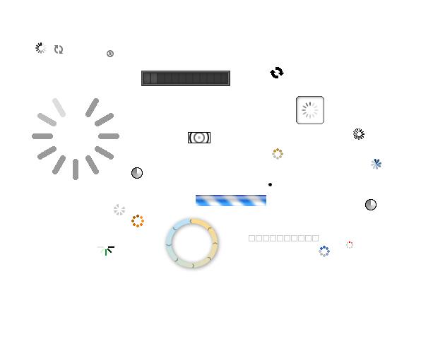 38个网页ajax正在加载loading GIF小动画素材